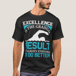 Camiseta Deportista de natación gimnasio divertido 