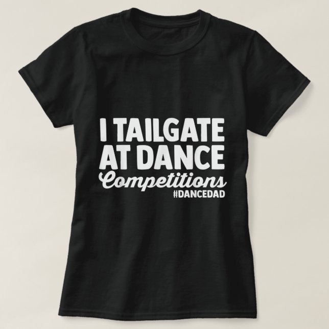Camiseta Deportista en concursos de baile bailan padres (Diseño del anverso)