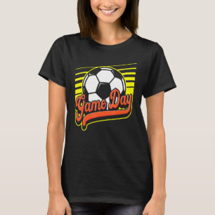Camiseta Deportistas de los partidos de fútbol en el Día de