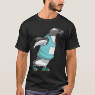 Camiseta deportiva chica Corredora de pingüino