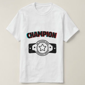 camiseta deportiva de campeón