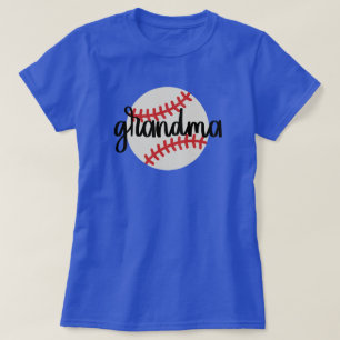 Camiseta deportiva de la abuela del béisbol