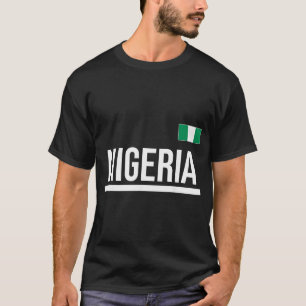 Camiseta deportiva de la bandera de Nigeria