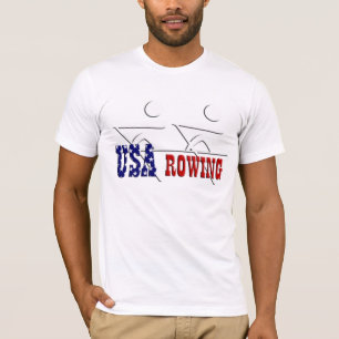 Camiseta deportiva de la carrera estadounidense