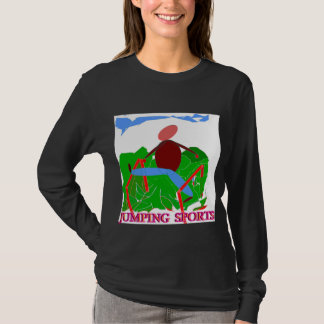 Camiseta deportiva de salto