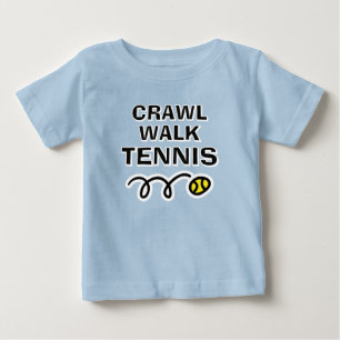 Camiseta deportiva de tenis para bebé que gatea y