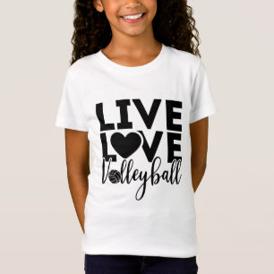 camiseta deportiva de voleibol amor vivo