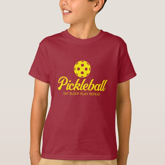Camiseta deportiva deportiva para niños (Anverso)