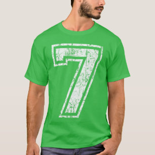 Camiseta deportiva Grunge Número 7 Faneam Jugador 