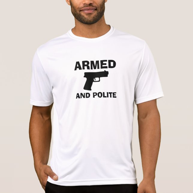 Camiseta deportiva masculina ARMADA y POLITA (Anverso)