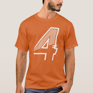 Camiseta deportiva número 4 cumpleaños 4 niño