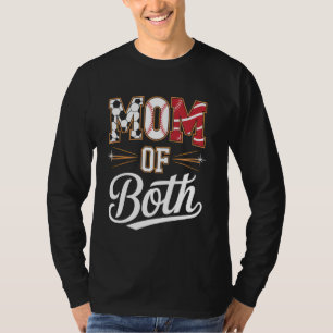 Camiseta deportiva para mamá de fútbol y béisbol