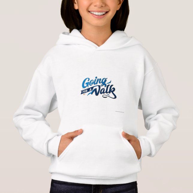 Camiseta deportiva para niños - "Caminando" (Anverso)