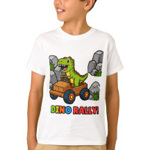 Camiseta deportiva para niños Dino Rally – Diverti