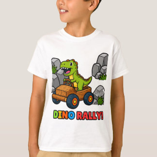 Camiseta deportiva para niños Dino Rally – Diverti