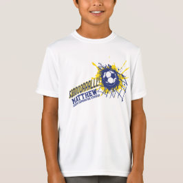 Camiseta deportiva para niños personalizado de fút