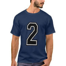 Camiseta deportiva personalizada número 2 | Cumple