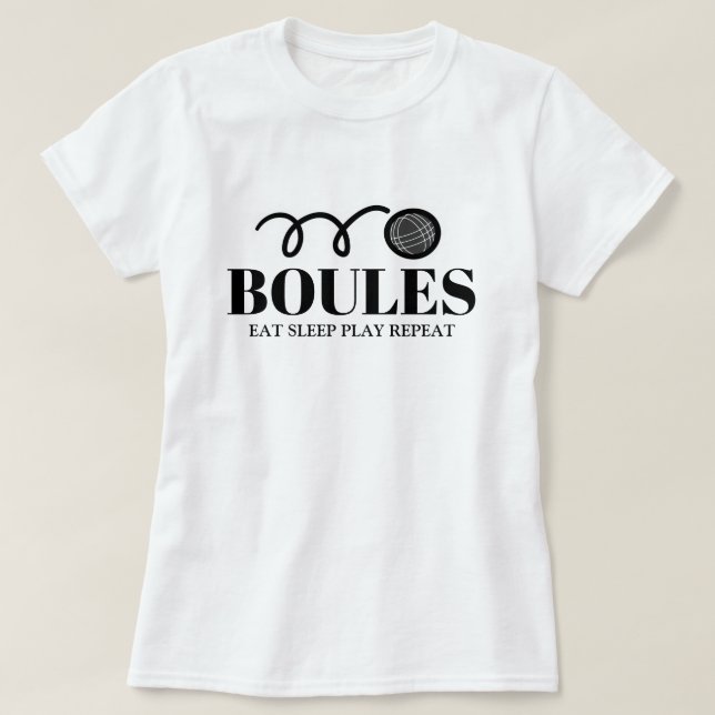 Camiseta deportiva Petanque para mujeres (Diseño del anverso)