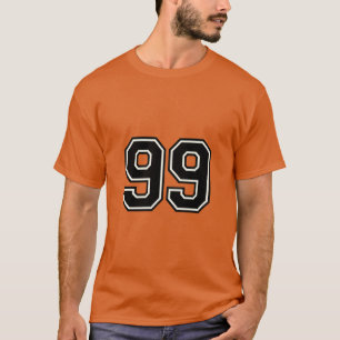 Camiseta deportiva universitaria número 99 Cumpl
