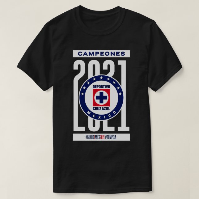 Camiseta Deportivo Cruz Azul Campeones 2021 Pullover (Diseño del anverso)