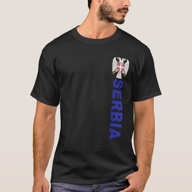 Camiseta Deportivo de doble águila de doble águila de Serbi (Anverso)