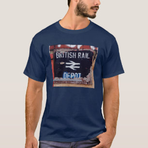 Camiseta Depósito de British Rail del vintage