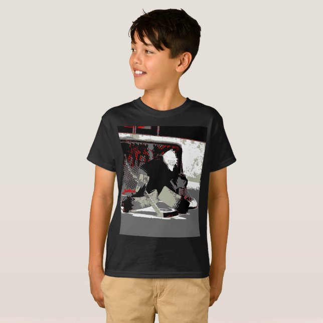 Camiseta Depósito de gol - Jugador de hockey sobre hielo (Anverso completo)