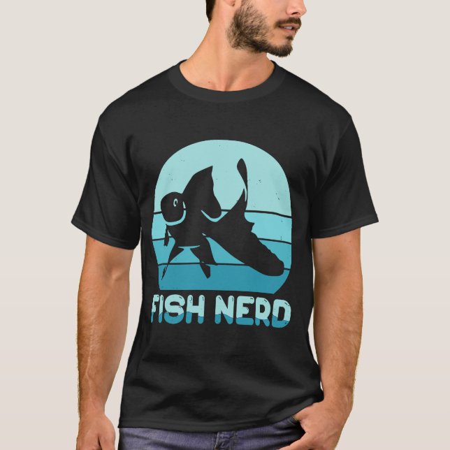 Camiseta Depósito de pescado Acuarist Fish Nerd (Anverso)