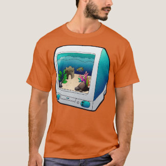 Camiseta Depósito de pescado de tecnología reutilizado