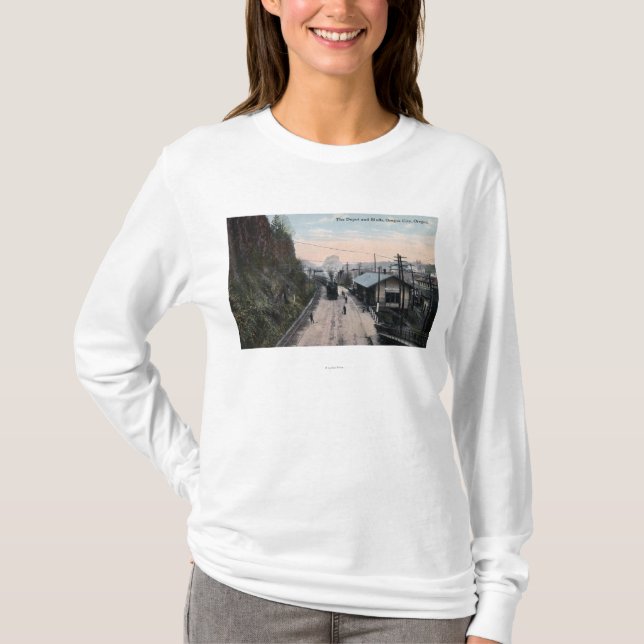 Camiseta Depósito del ferrocarril y ciudad de los (Anverso)