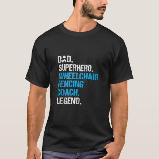 Camiseta Depósito divertido del entrenador de esgrima para