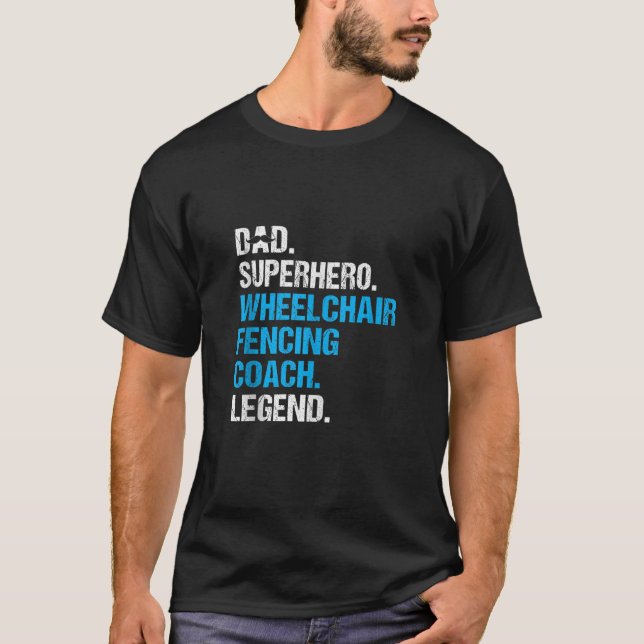 Camiseta Depósito divertido del entrenador de esgrima para  (Anverso)