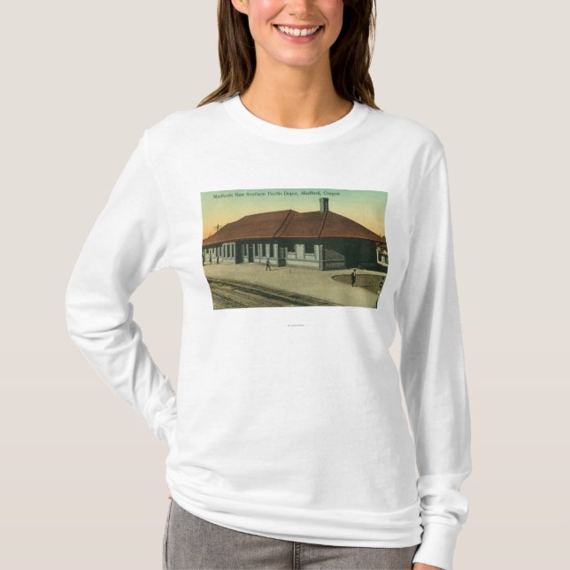 Camiseta Depósito pacífico meridional del ferrocarril en (Anverso)