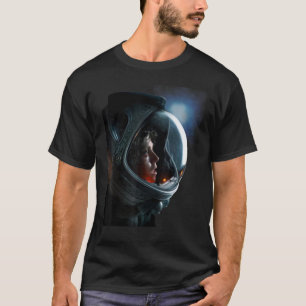 Camiseta depredador contra astronauta alienígena