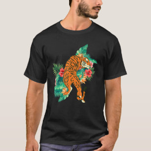 Camiseta Depredador De Gato Salvaje Animal De La Selva Trop