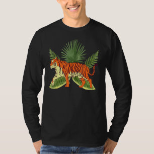 Camiseta Depredador De Gatos Salvajes Tropicales, Jungla De
