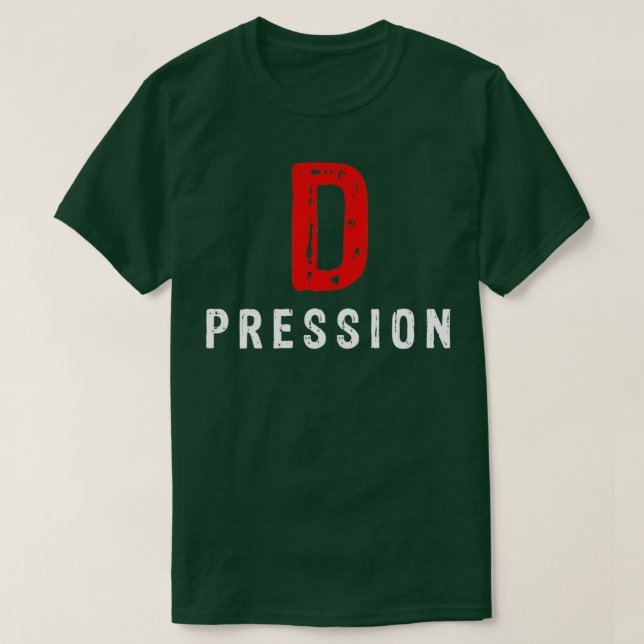 Camiseta Depresión (Diseño del anverso)