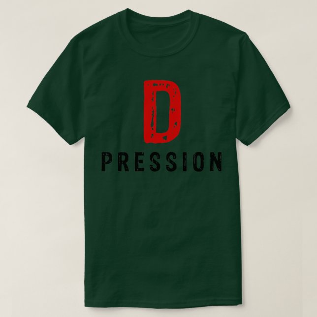 Camiseta Depresión 4 (Diseño del anverso)