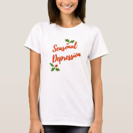 Camiseta Depresión estacional (saludos de temporada)