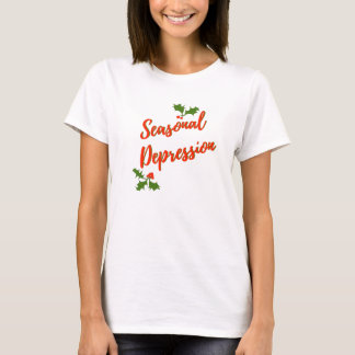 Camiseta Depresión estacional (saludos de temporada)