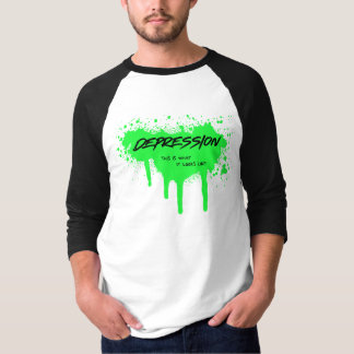 Camiseta Depresión esto es lo que parece F Depresión