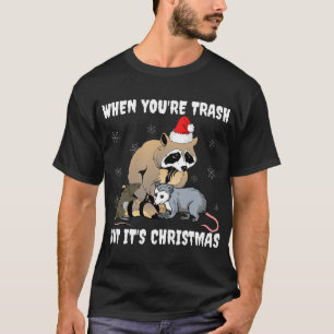 Camiseta Depresión Humor Raccoon Ansiedad Animal Festividad
