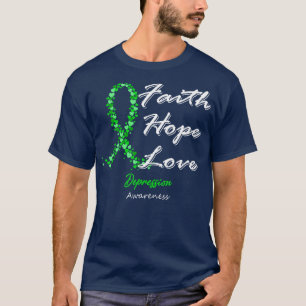 Camiseta Depresión Sensibilización Fe Esperanza Amor En Est