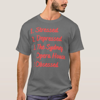 Camiseta Deprimido Estresado La Casa De Sydney