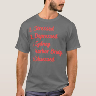Camiseta Deprimido puente sobre el puerto de Sydney