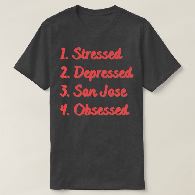 Camiseta Deprimido San José Obsesionado (Diseño del anverso)