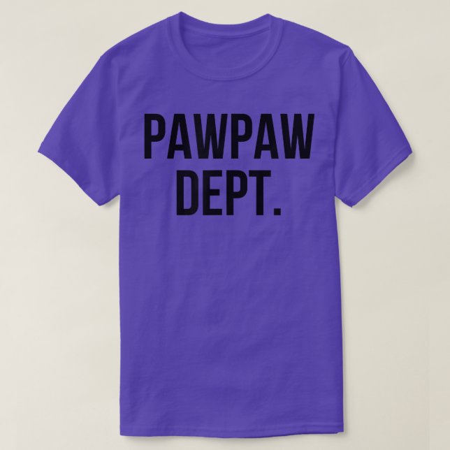 Camiseta Dept de PawPaw (Diseño del anverso)