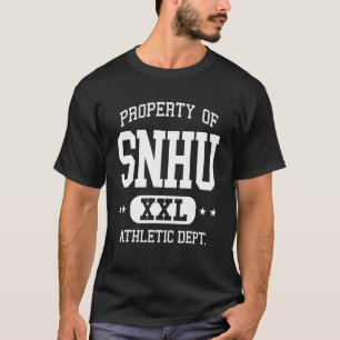 Camiseta Dept. de propiedades atléticas retro de SNHU