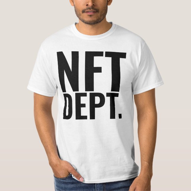 CAMISETA DEPT NFT. (Anverso)