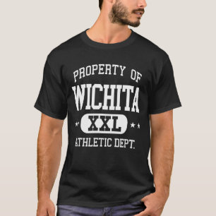 Camiseta Depto. 1 de la propiedad deportiva retro de Wichit